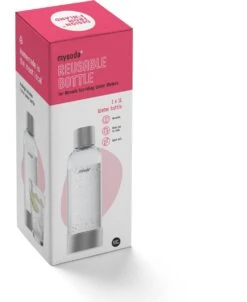 Mysoda - Bouteille Réutilisable 1 Litre - Argent / Aluminium -Cuisine Fournitures Magasin 980x1200 2