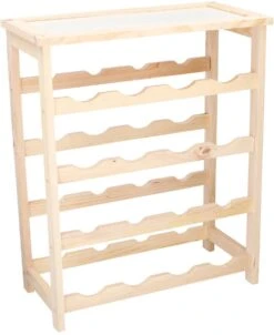 Casier à Vin En Bois / Casier à Bouteilles De Vin Avec étagère 55 Cm - Magasin De Bouteilles De Vin - Casiers à Vin / Casiers à Bouteilles De Vin - Coffret à Vin / Caisses à Vin