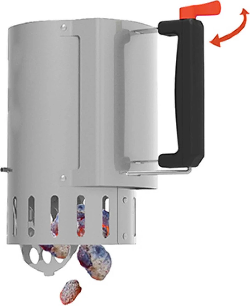 Barbecook - Démarreur De Briquettes - Démarreur De BBQ - Démarreur De Charbon De Bois - Acier Inoxydable - Ø 16,5 X 27,5 Cm 1 Barbecook - Démarreur De Briquettes - Démarreur De BBQ - Démarreur De Charbon De Bois - Acier Inoxydable - Ø 16,5 X 27,5 Cm