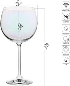 Verres à Verres à Eau KROSNO Gin Avec Décorations Arc-en-ciel | Lot De 6 Pièces | 480 Ml | Collection Venise | Idéal Pour La Maison, Le Restaurant, Les Événements Et Les Fêtes -Cuisine Fournitures Magasin 983x1200 5