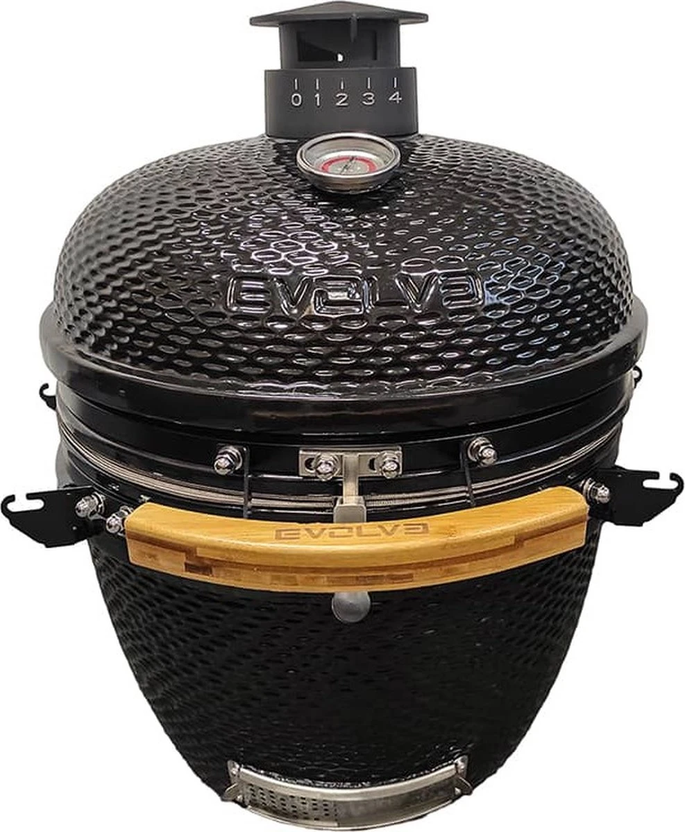 Evolve Advanced Solo - Barbecue Kamado 24" / 61 CM / XXL - Sans Base Ni Tables D'appoint - Accessoires Gratuits Inclus - Parois En Céramique - Forme D'oeuf - Chaleur Directe + Chaleur Indirecte - Ventilation Professionnelle - Thermomètre Intelligent 2 Evolve Advanced Solo - Barbecue Kamado 24" / 61 CM / XXL - Sans Base Ni Tables D'appoint - Accessoires Gratuits Inclus - Parois En Céramique - Forme D'oeuf - Chaleur Directe + Chaleur Indirecte - Ventilation Professionnelle - Thermomètre Intelligent – Image 2