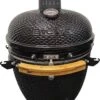 Evolve Advanced Solo - Barbecue Kamado 24" / 61 CM / XXL - Sans Base Ni Tables D'appoint - Accessoires Gratuits Inclus - Parois En Céramique - Forme D'oeuf - Chaleur Directe + Chaleur Indirecte - Ventilation Professionnelle - Thermomètre Intelligent