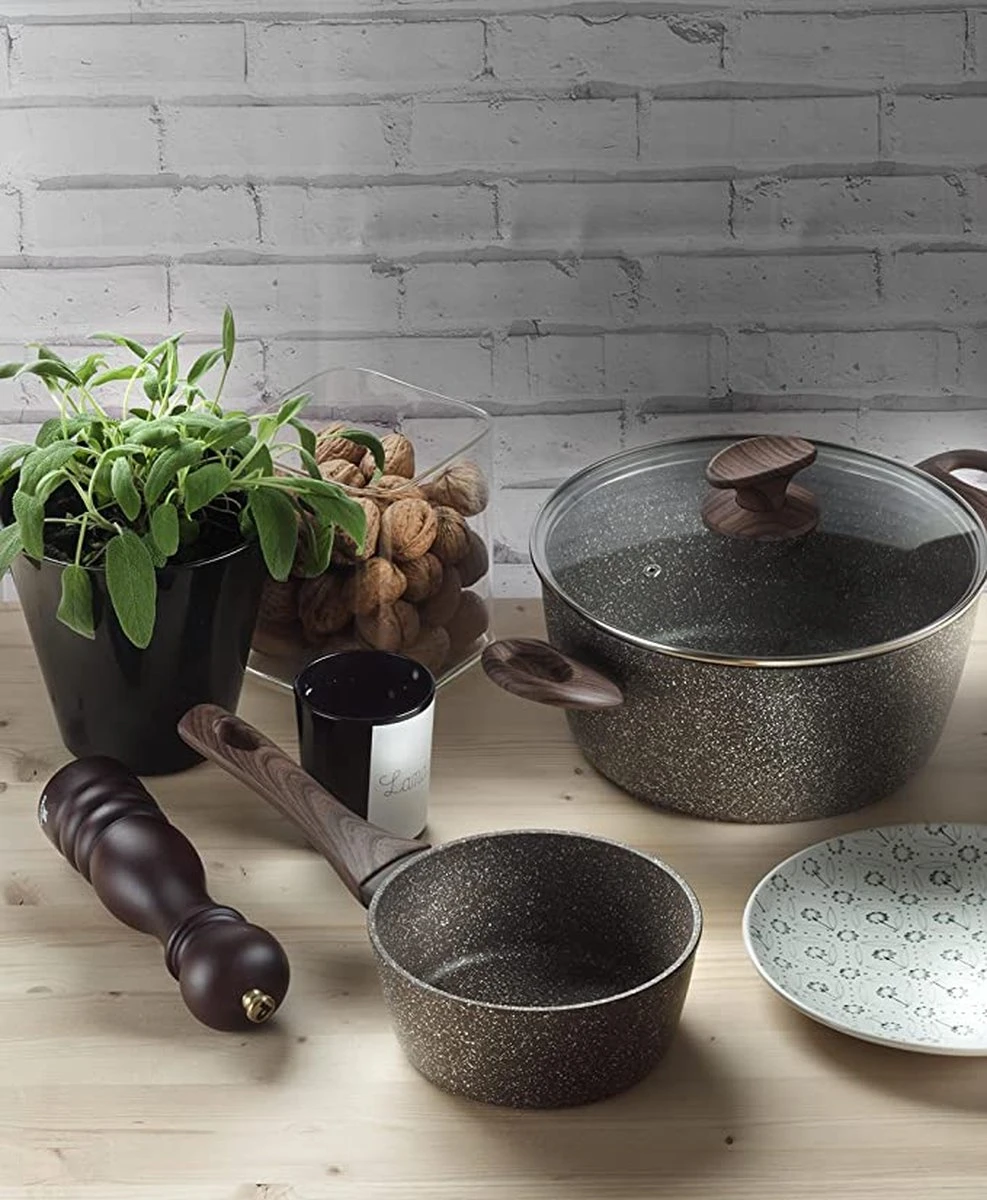 Ensemble De Casseroles/casseroles - Antiadhésif/ensemble De Poêles à Frire, Ensemble De Poêles à Frire, Sans PFAS, Va Au Lave-vaisselle 3 Ensemble De Casseroles/casseroles - Antiadhésif/ensemble De Poêles à Frire, Ensemble De Poêles à Frire, Sans PFAS, Va Au Lave-vaisselle – Image 3