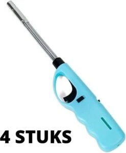 Orange85 Kitchen - Briquet à Gaz - 27 Cm - 4 Pièces - Rose - Jaune - Orange - Bleu - Briquet - Bougies - Briquet à Gaz - Briquets