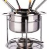 Set à Fondue 6 Personnes - Set à Fondue INOX - Fondue Au Fromage - Fondue Au Chocolat - Fondue Sucrée - Fondue Au Sel