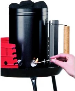 MaxxGarden Cheminée D'allumage Charbon De Bois - Cheminée D'allumage Briquette De Démarrage Métal - 27x16cm -Cuisine Fournitures Magasin 993x1200 2